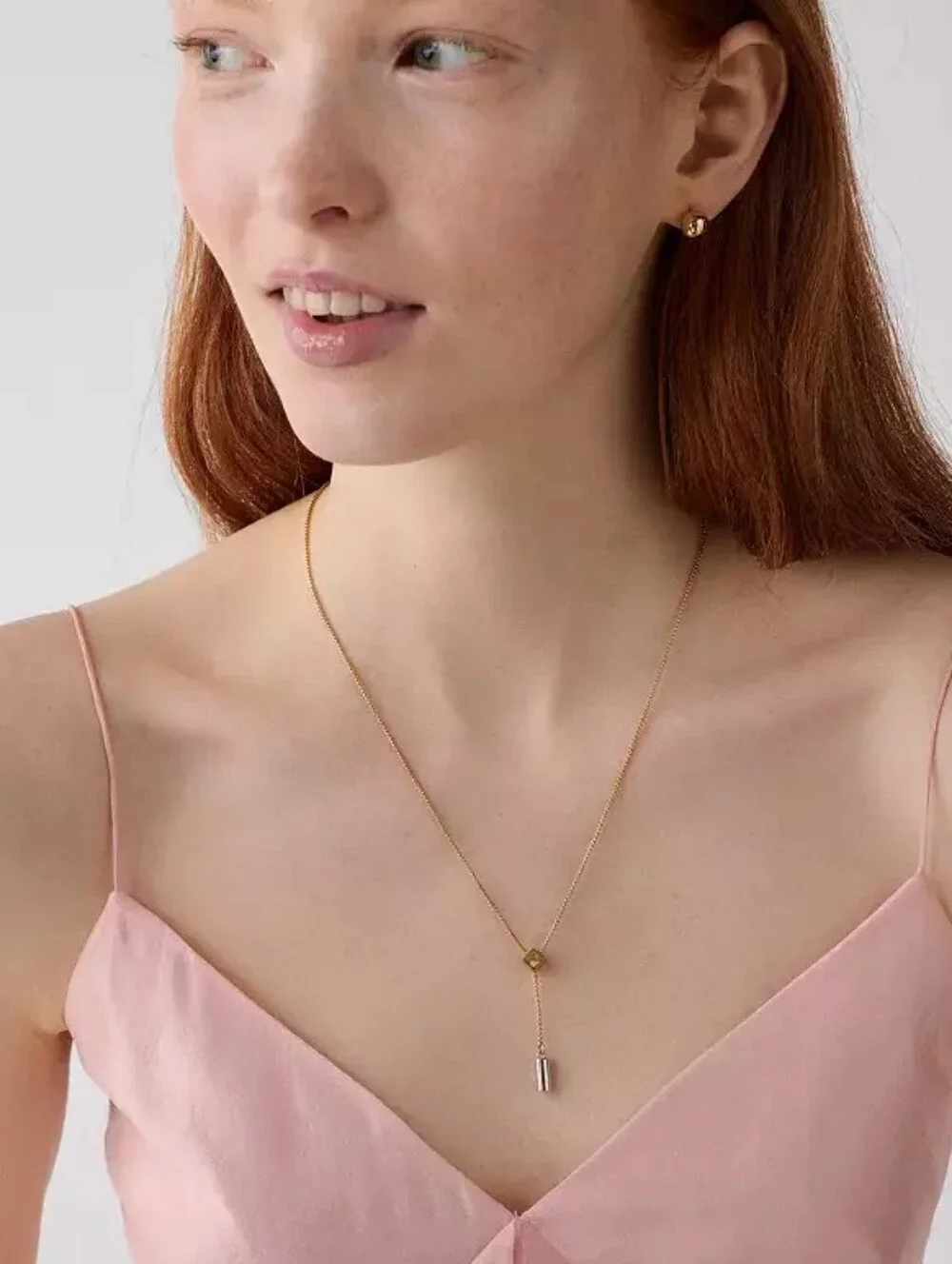 Kate Spade New York Geo Pop Y Necklace Two-Tone